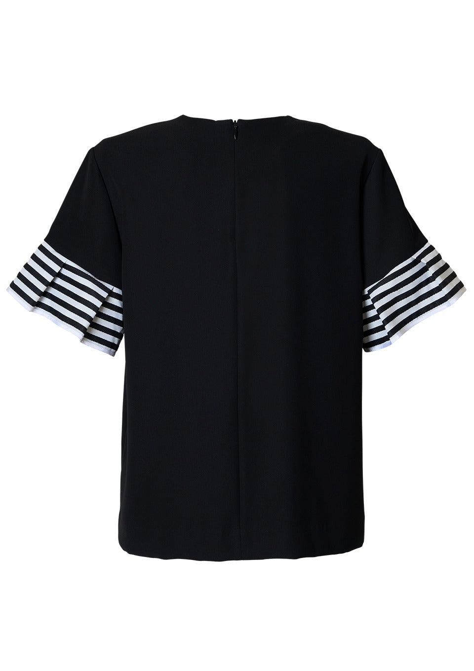 FLARE SLEEVES TWILL BLOUSE
