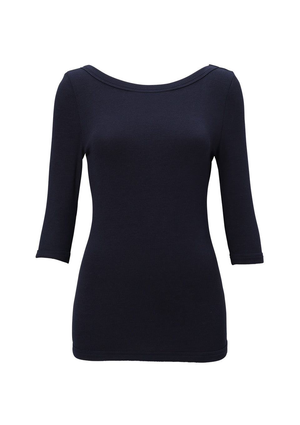 HALF SLEEVE RIB TEE