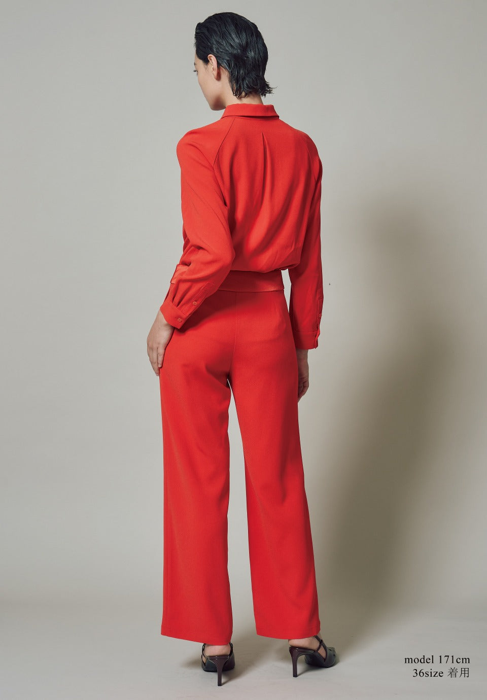BACK SATIN SHIRT