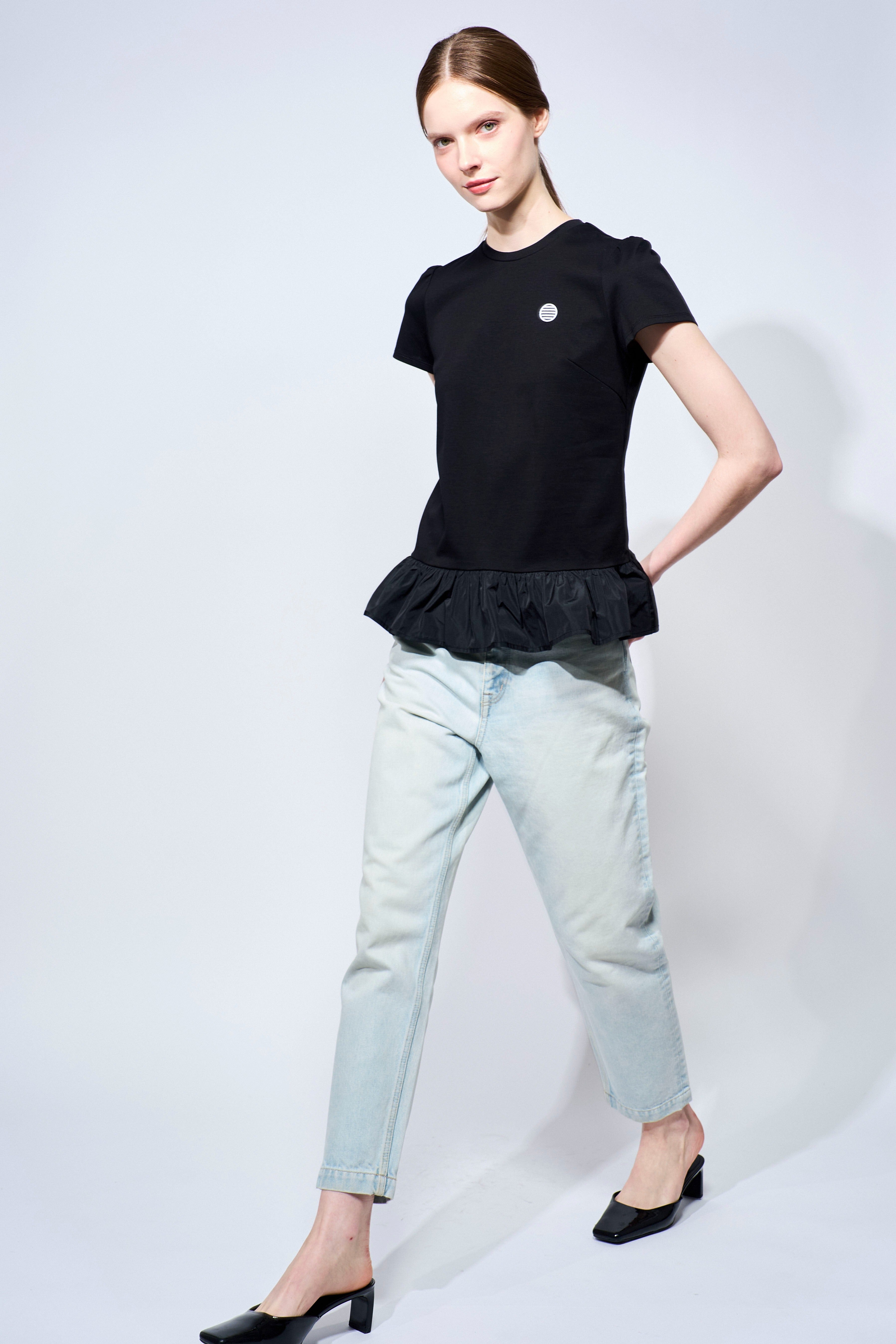 【予約販売】BASIC PEPLUM TEE