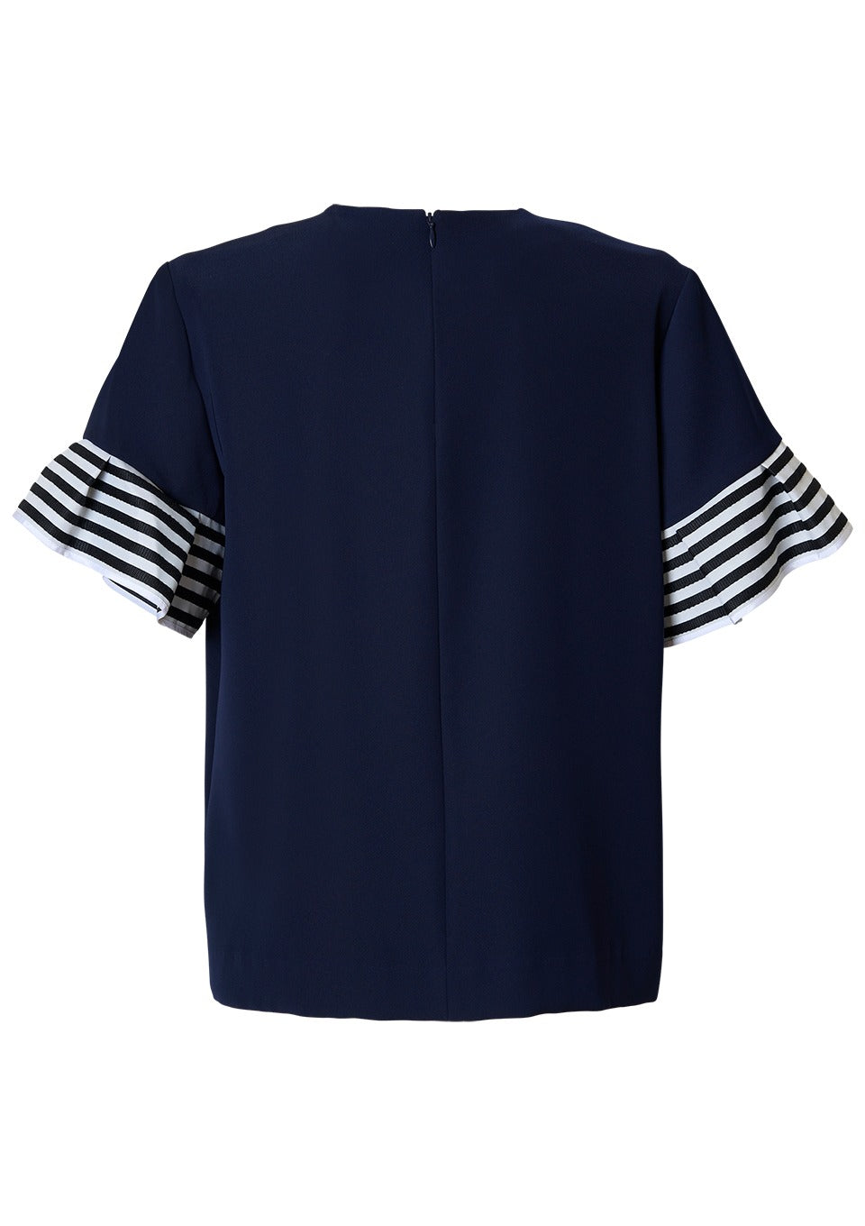 FLARE SLEEVES TWILL BLOUSE