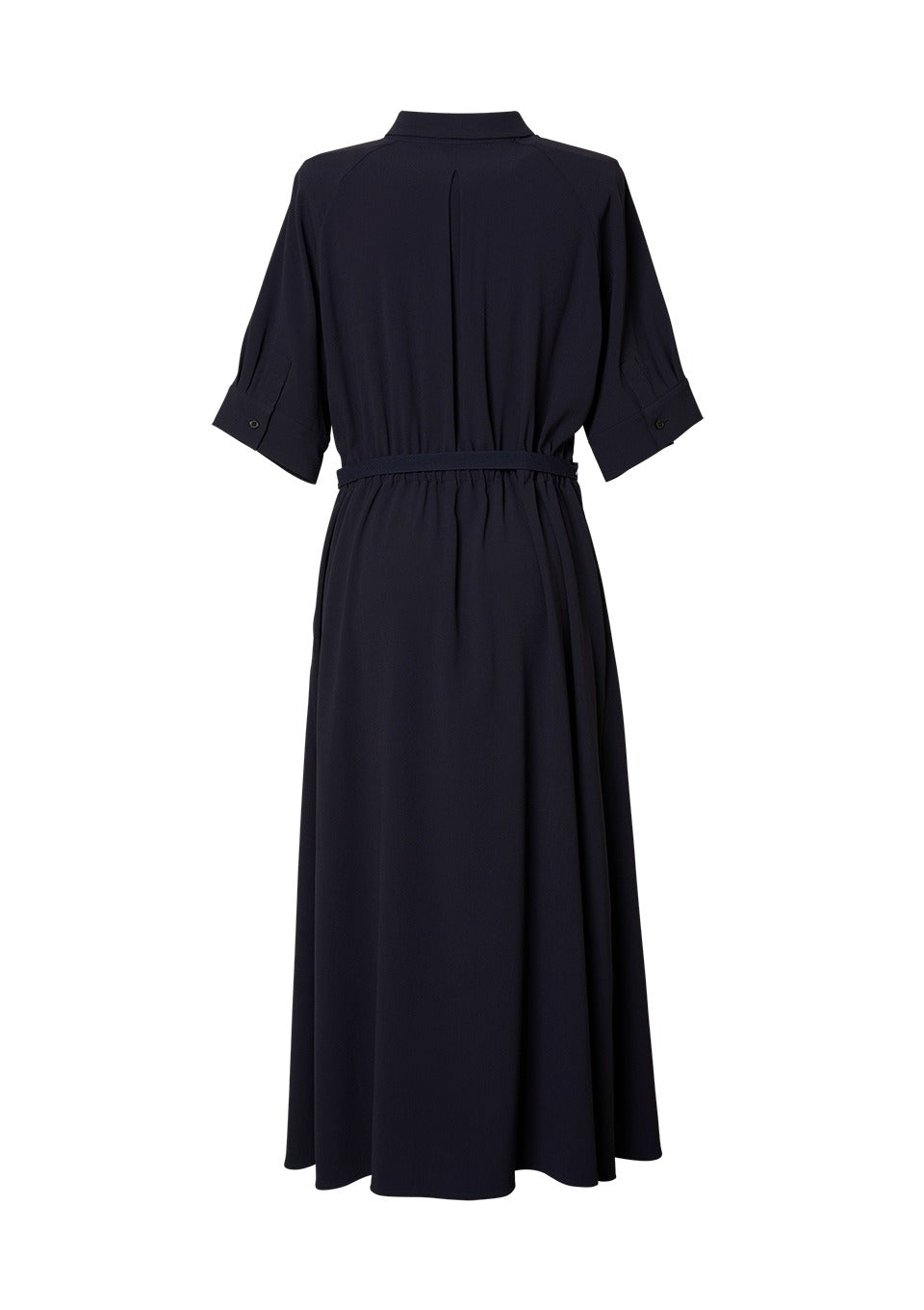 BACK SATIN DRESS