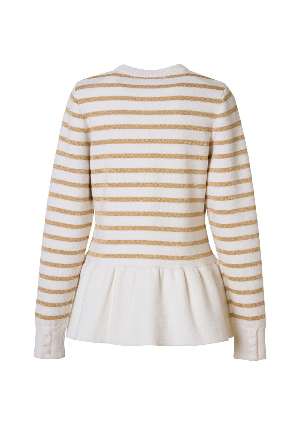 PEPLUM KNIT CARDIGAN