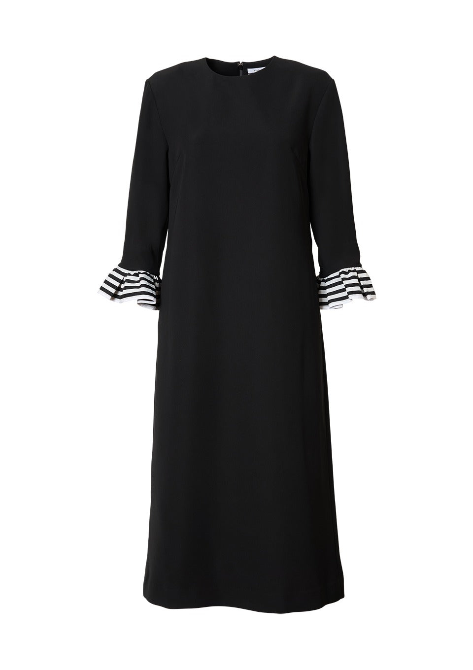 RUFFLE SLEEVES DRESS