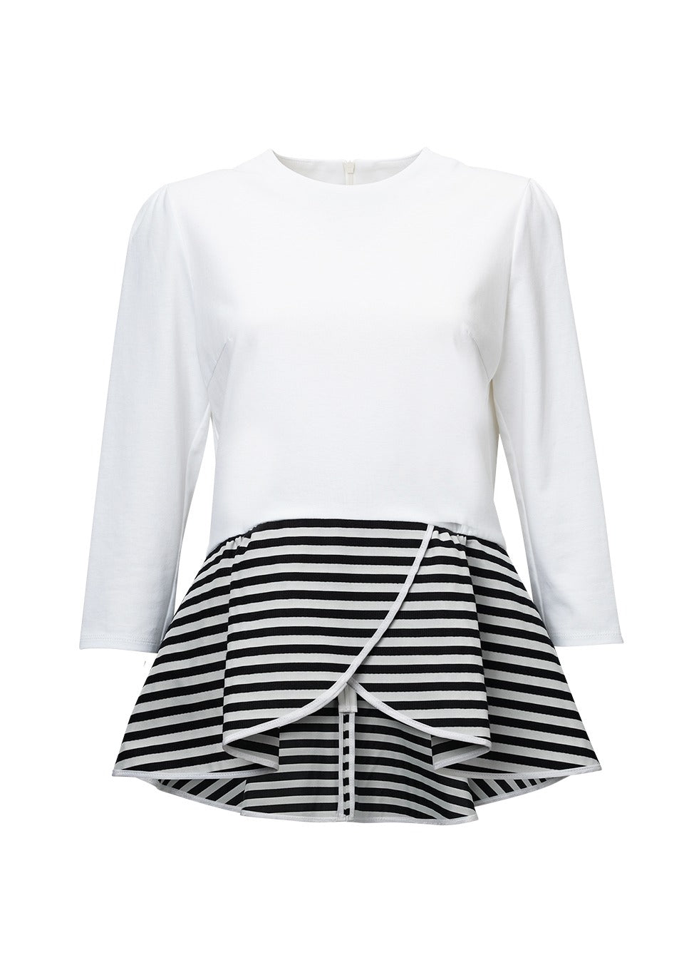 PEPLUM TEE 3/4