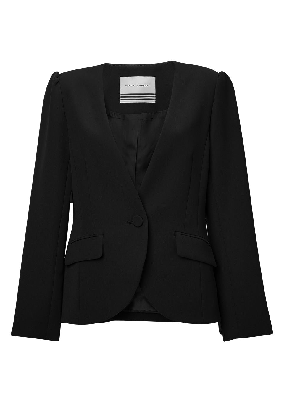 現行品 BORDERS at BALCONY JACKET NOIR 38 OUTER