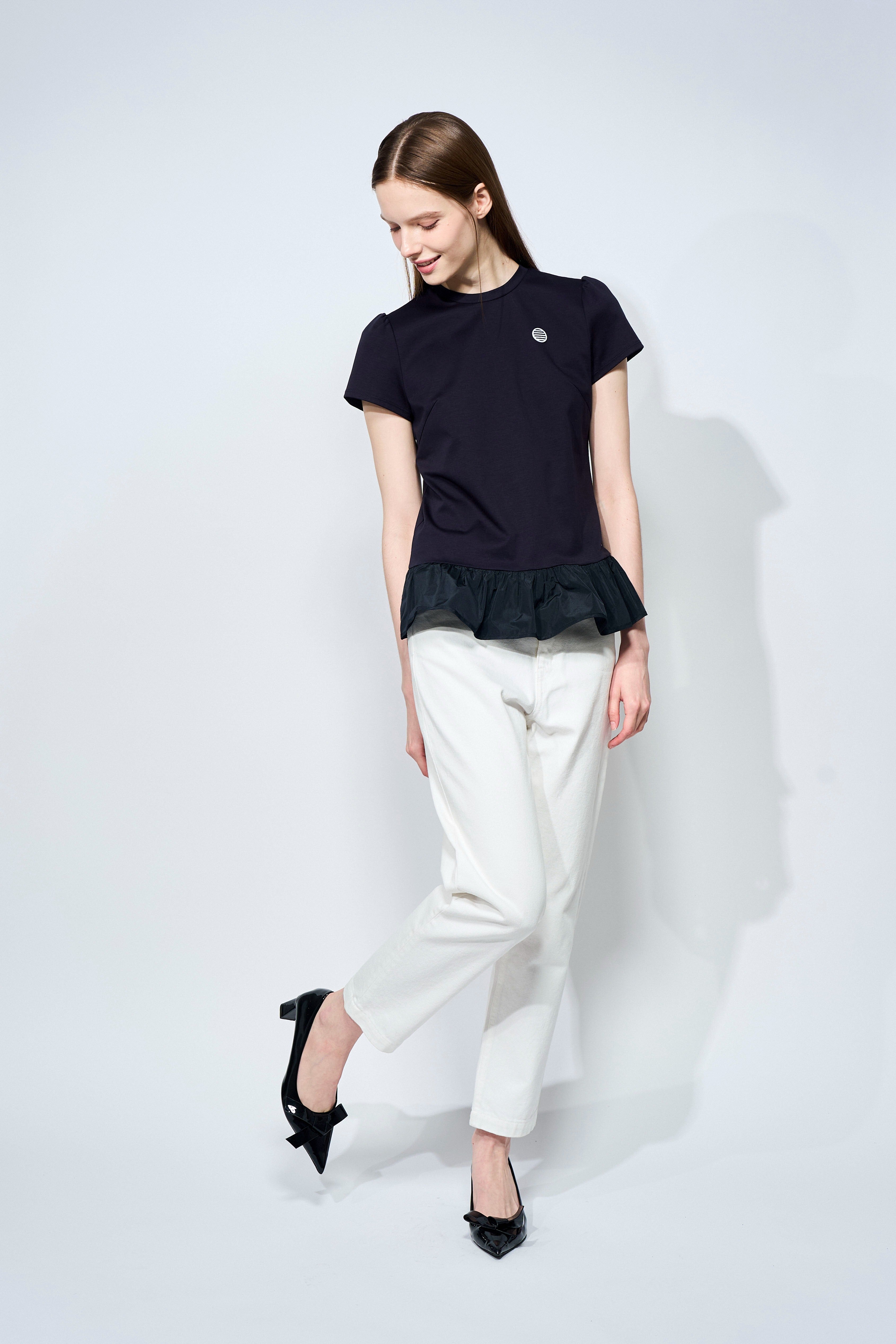 【予約販売】BASIC PEPLUM TEE