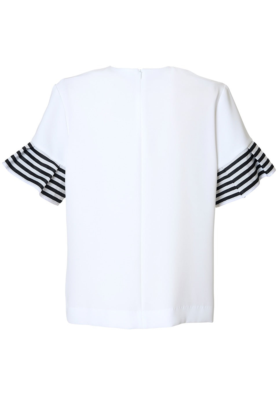 FLARE SLEEVES TWILL BLOUSE