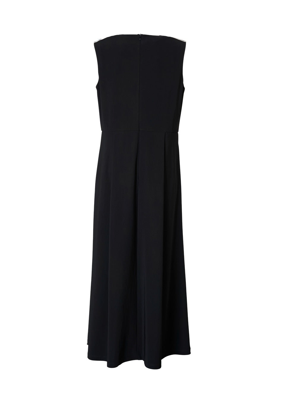 BORDER SLEEVELESS DRESS