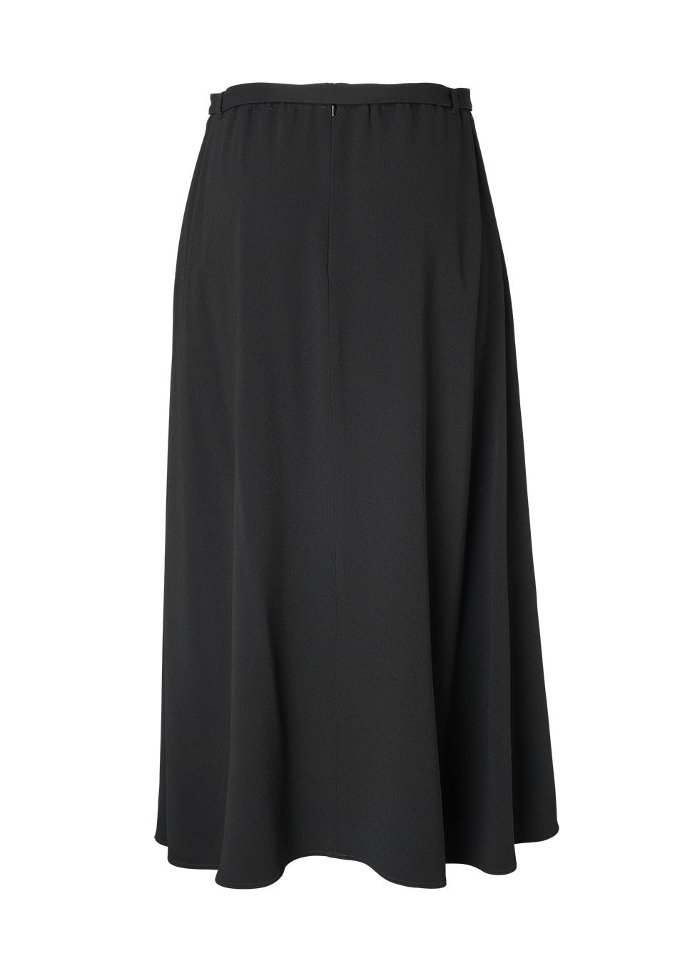 BACK SATIN SKIRT