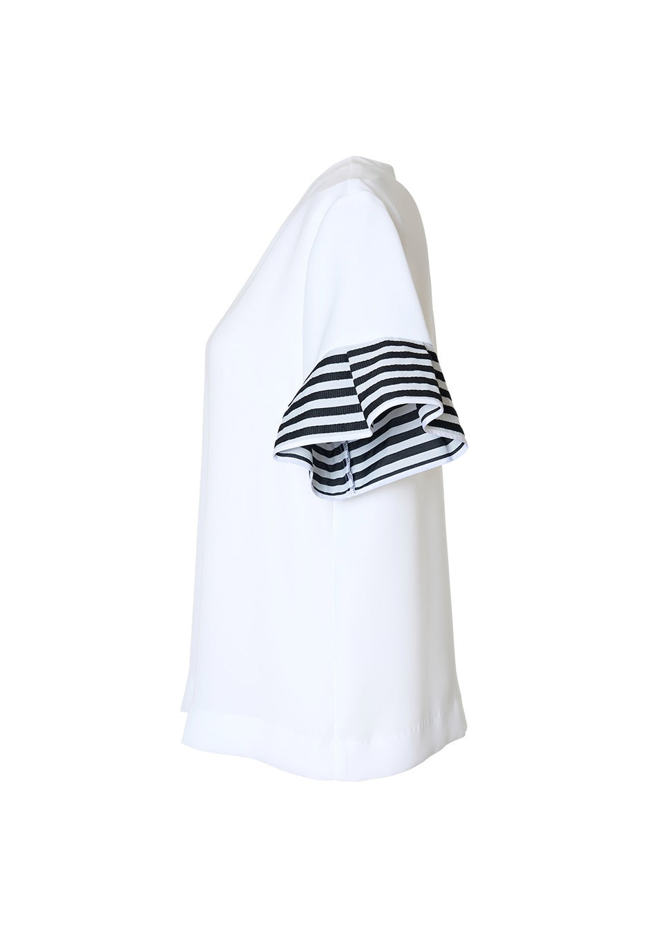 FLARE SLEEVES TWILL BLOUSE