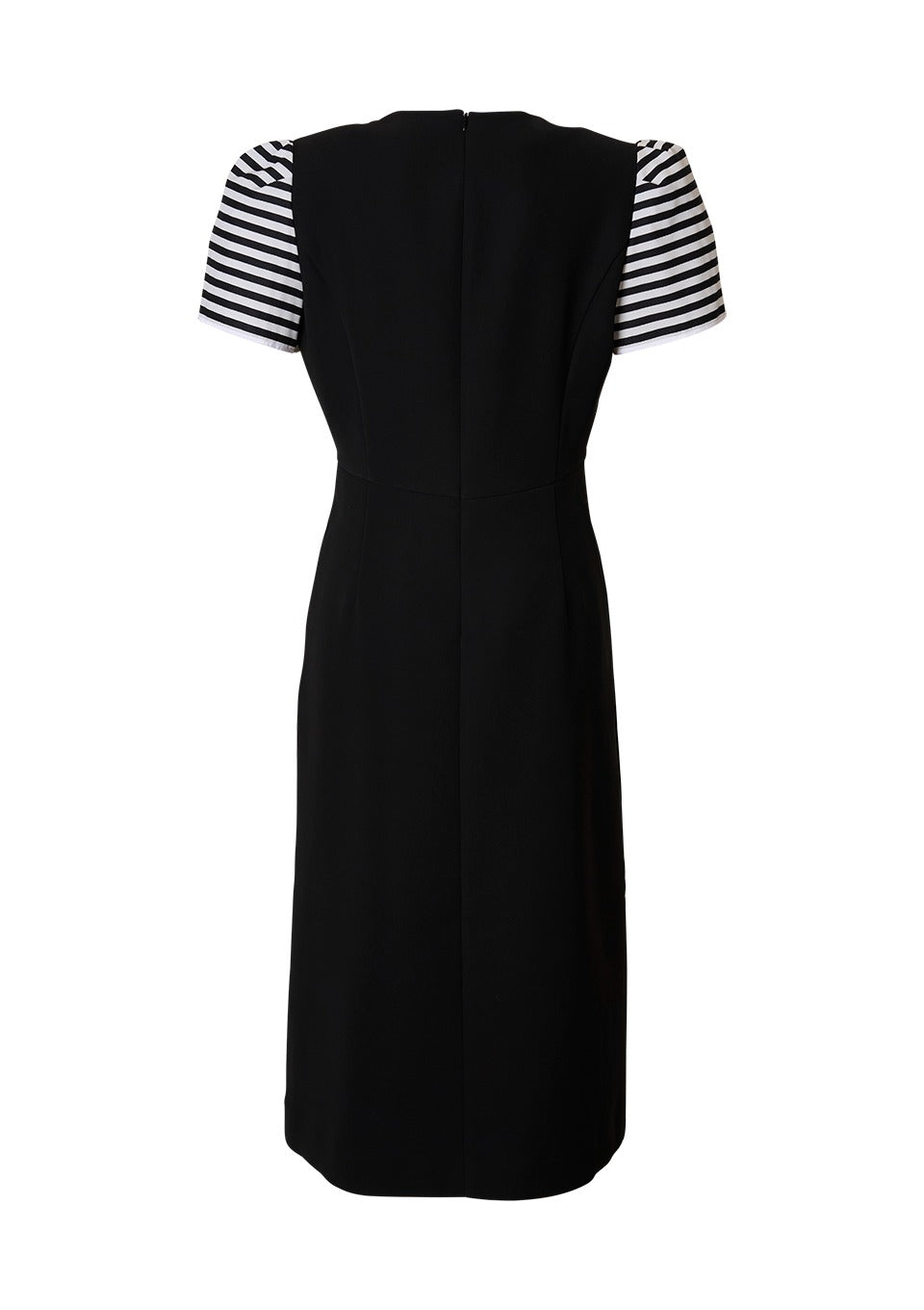 BORDER SLEEVES DRESS