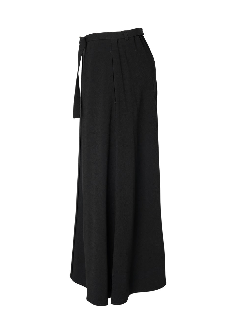 BACK SATIN SKIRT