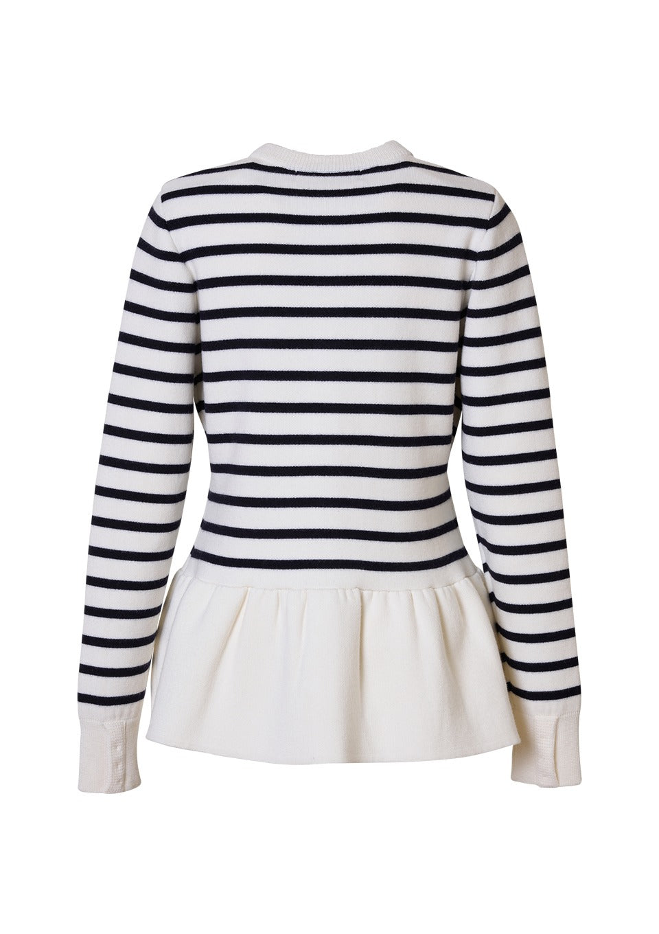 PEPLUM KNIT CARDIGAN