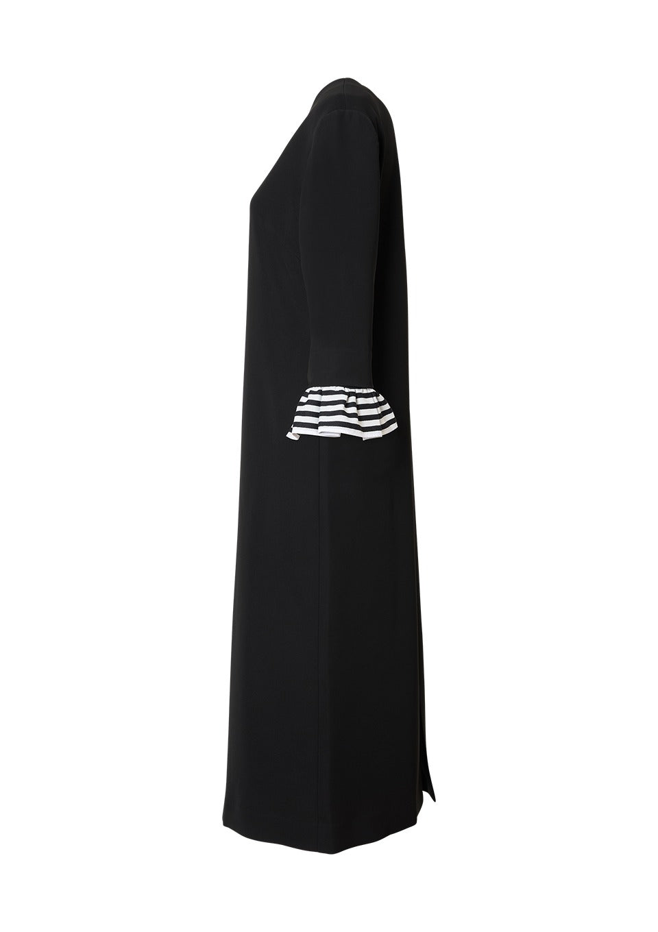RUFFLE SLEEVES DRESS