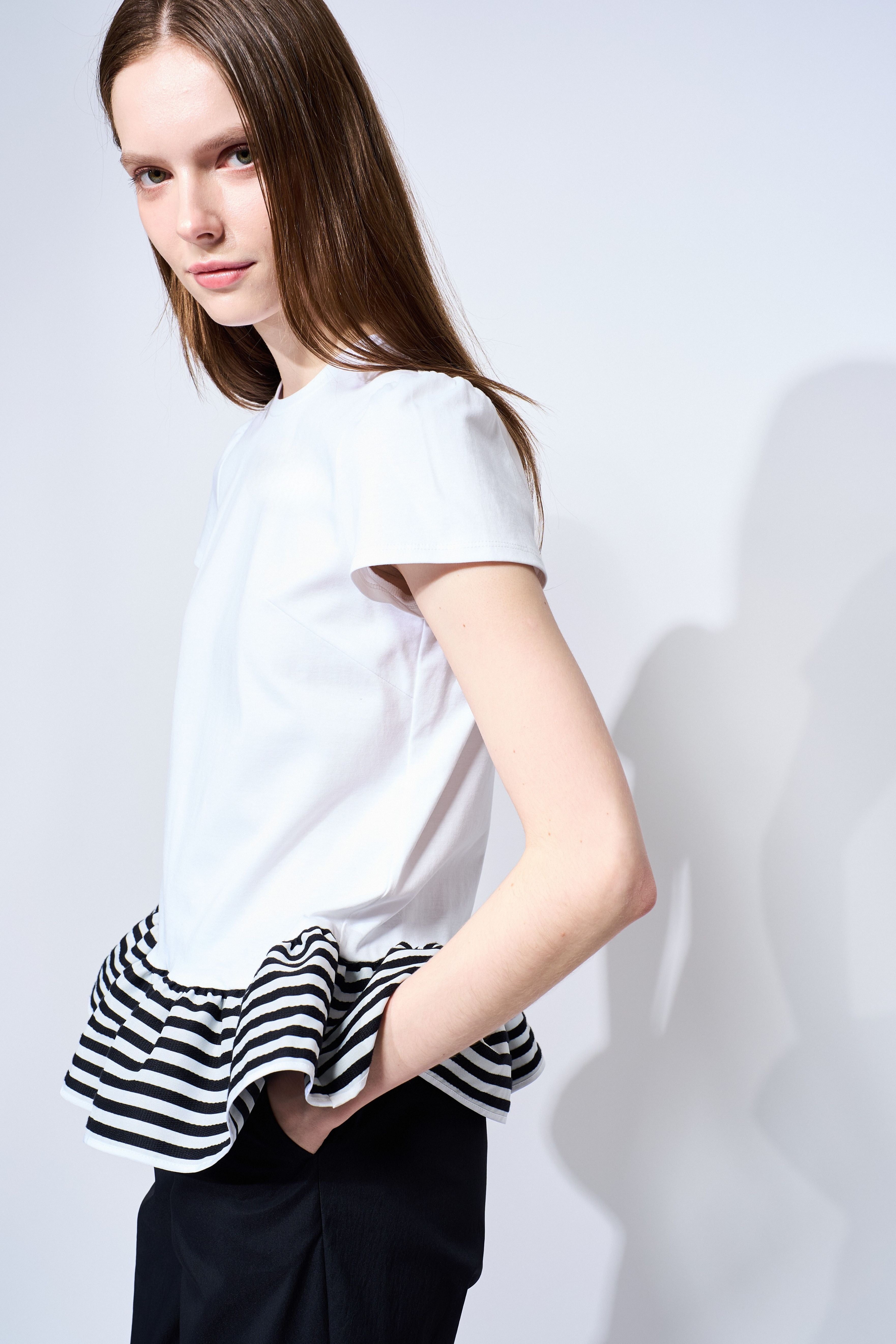 【予約販売】BASIC PEPLUM TEE