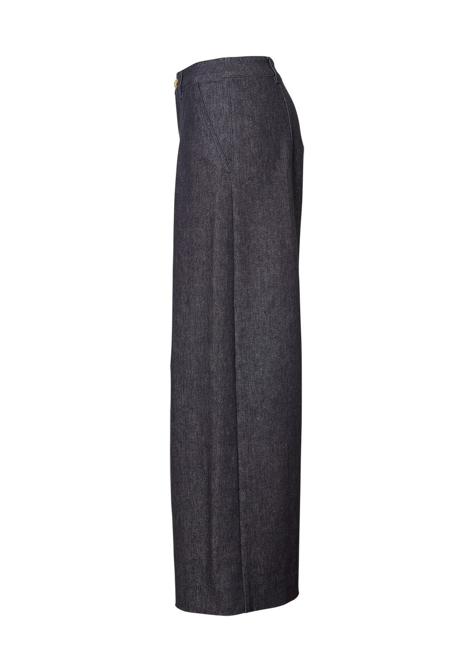DENIM TUCK PANTS
