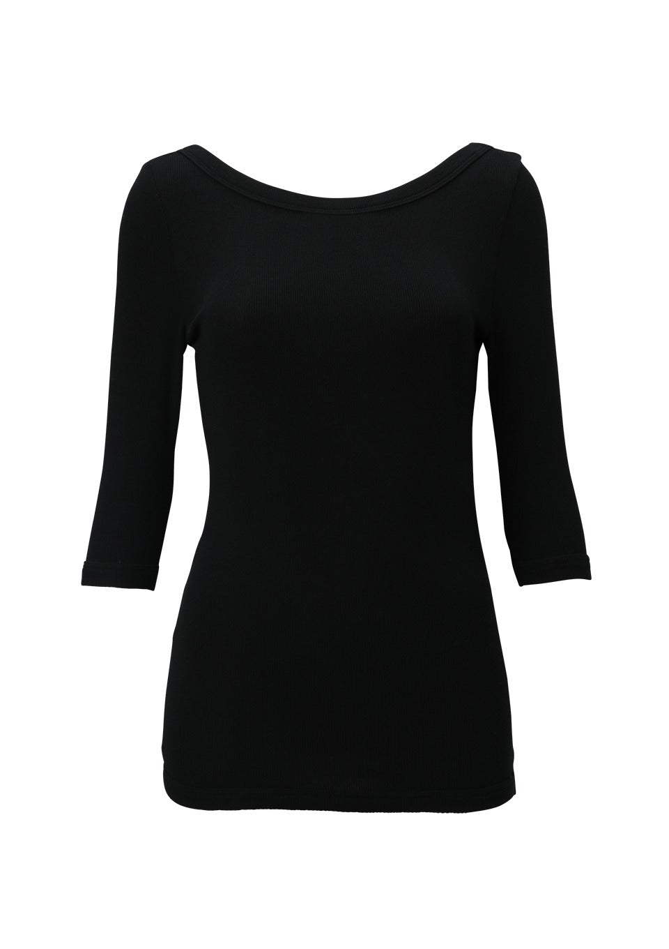 HALF SLEEVE RIB TEE