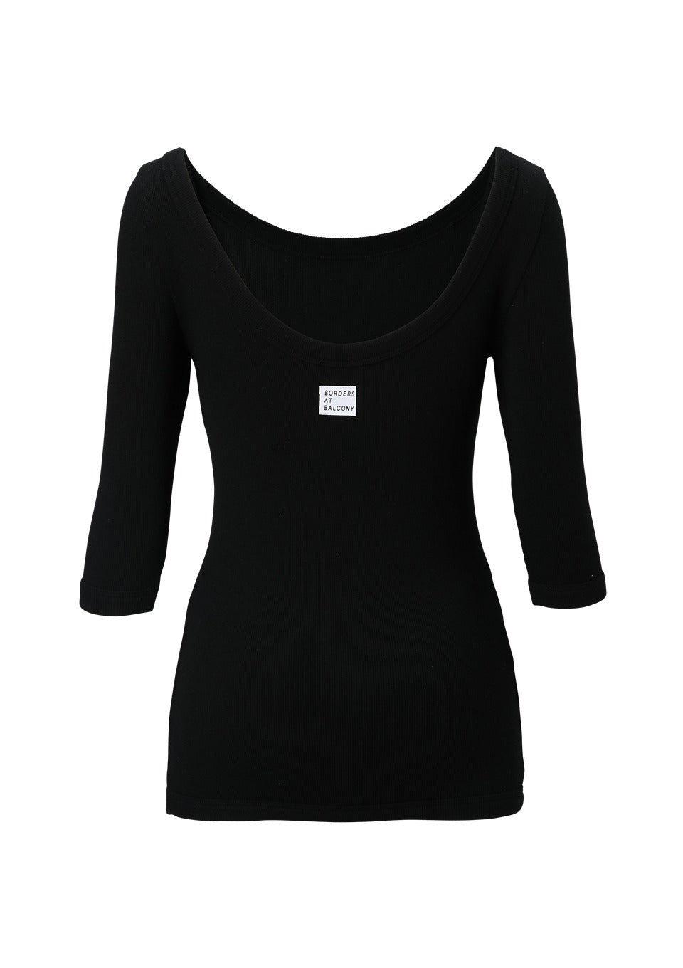 HALF SLEEVE RIB TEE
