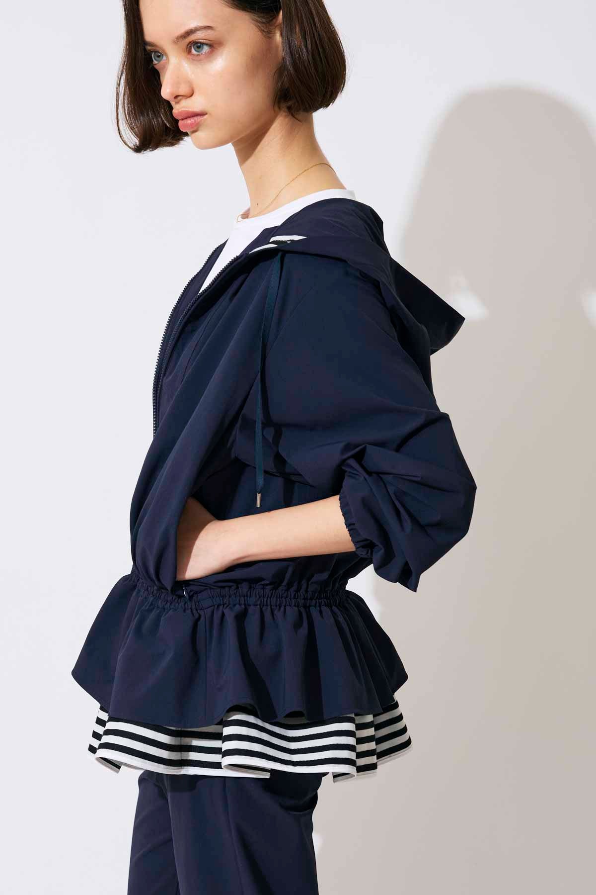 NYLON ZIP HOODIE